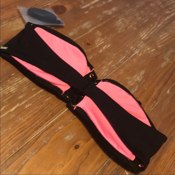 NEW VS PINK laced up bandeau bikini top - Picture 3 of 3